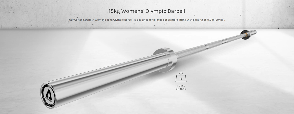 15kg Womens' Olympic Barbell
